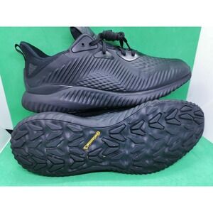 adidas Alphabounce 1 'Triple Black' Running Walking Shoes Mens Size 12 Rare
